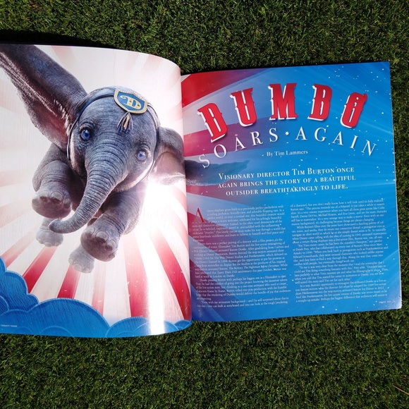 DISNEY TWENTY-THREE 2019 Magazine-Captain Marvel w/ Patch&Poster+Dumbo+Stan Lee - Picture 2 of 7